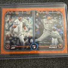 2024 Topps Update Series Rookie Combos #US82 Orange Crackle Foilboard /299