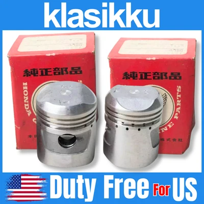 Convient pour Honda CB125K3 CD125 K3 K5 CL125K3 CD125A Piston Oversize 0.25 P... - Photo 1/4
