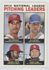 2013 Heritage League Leaders Venezuelan Gio Gonzalez RA Dickey Johnny Cueto 0b0