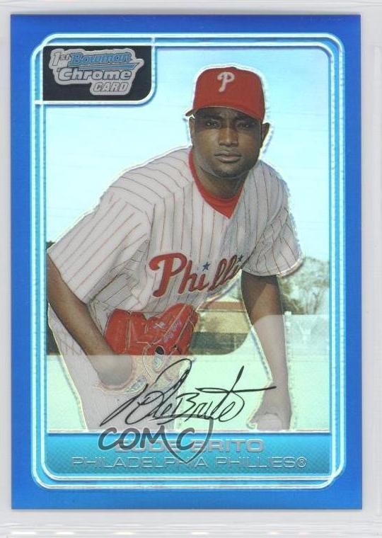 2006 Bowman Chrome Prospects Blue Refractor 137/150 Eude Brito #BC167 0b9
