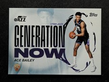 2025-26 Topps ACE BAILEY Rookie RC Generation Now Utah Jazz #GN-5
