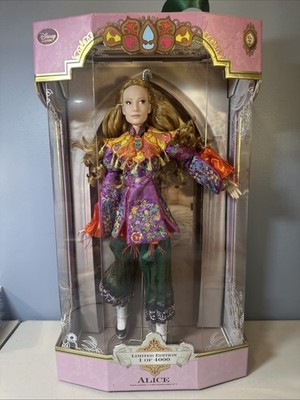 Disney Store Alice Through The Looking Glass 17'' Doll Limited Edition 1 of 4000