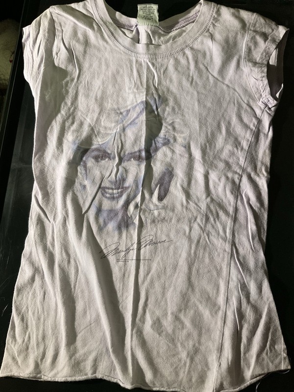 Vintage Marilyn Monroe Big Face Graphic T-Shirt Caricature Youth Size Large