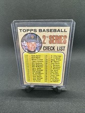 1968 Topps - Checklist Juan Marichal #107; Right Shoulder Not Visible