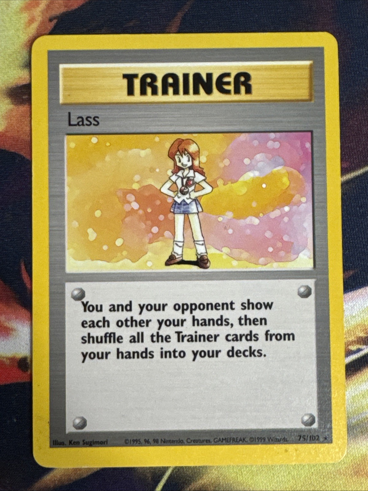 Lass 75/102 Base Set Unlimited HP Pokemon