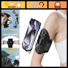 360 Rotatable Phone Holder for Running, Anti-Drop Design, Fits 4-6.5" Devices