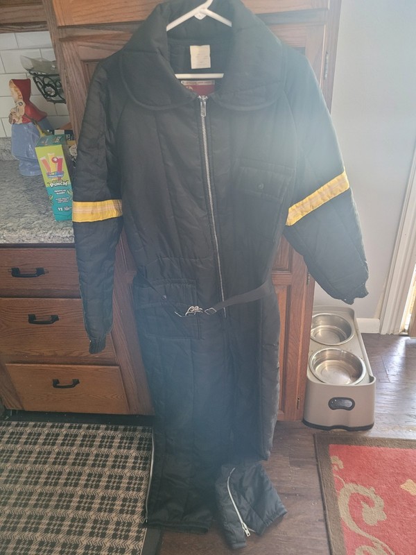 Vintage 1970's JC Penney One Piece Snow Suit Snowmobile Apparel  Ladies LG 16-18