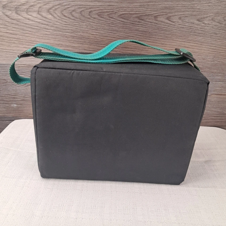 Vintage Case Logic 30 CD Storage Holder Carry Case Teal Black USA - Image 4 of 4
