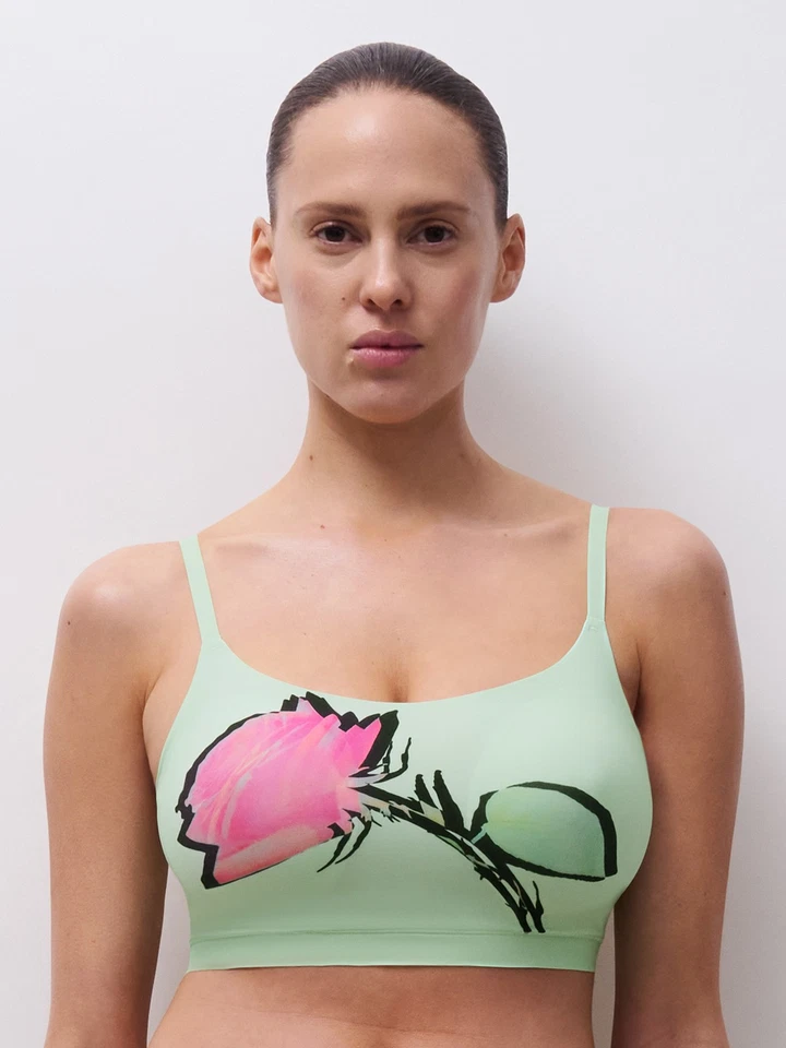 Chantelle - Bralette Softstretch Rose découpée - Photo 1/4