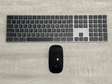 Space Gray Apple Magic Keyboard A1843  Space Gray Apple Magic Mouse 2 A1657 
