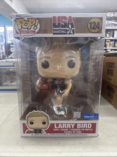 Funko POP! Larry Bird NBA Team USA Walmart Exclusive #124 10 Inch Vinyl Figure