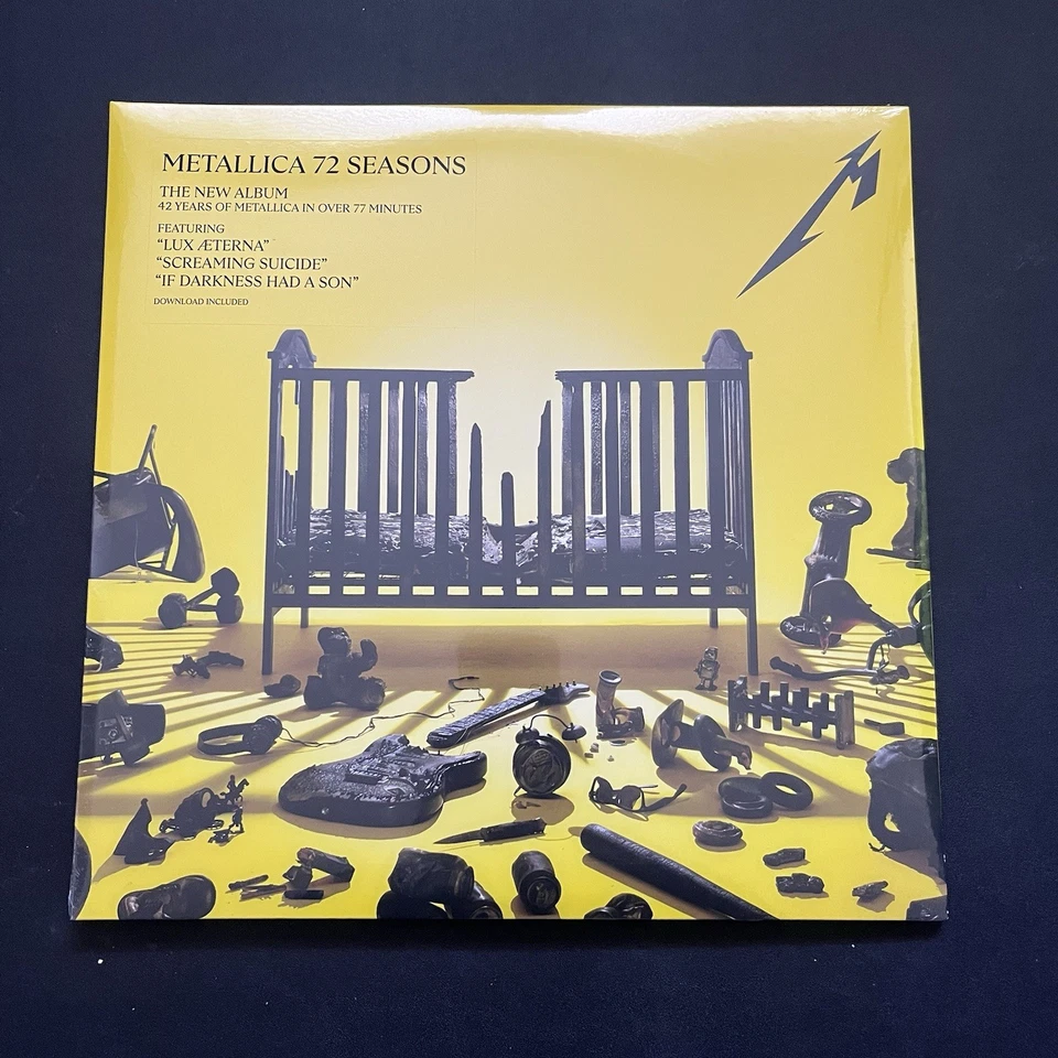 Metallica 72 Seasons Adelaide Splatter Edition Exclusive Pop Up Vinyl Record Aus - Image 2 of 4