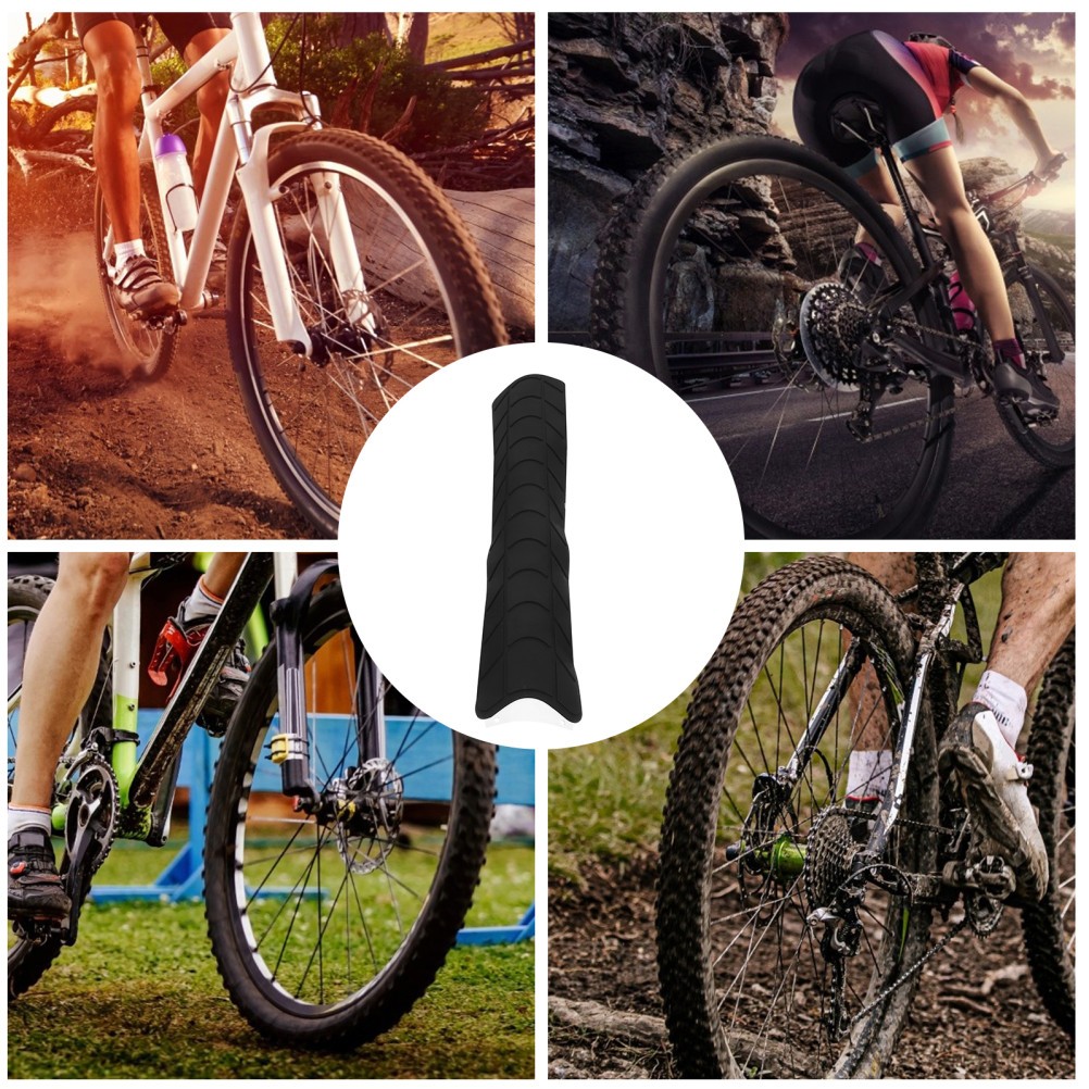 Nastro in silicone nero per protezione telaio bici foto 6