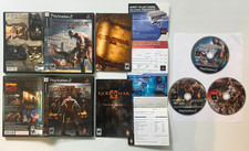 GOD OF WAR 1 & GOD OF WAR 2 DISC SET LOT CIB Complete Sony Playstation 2 PS2