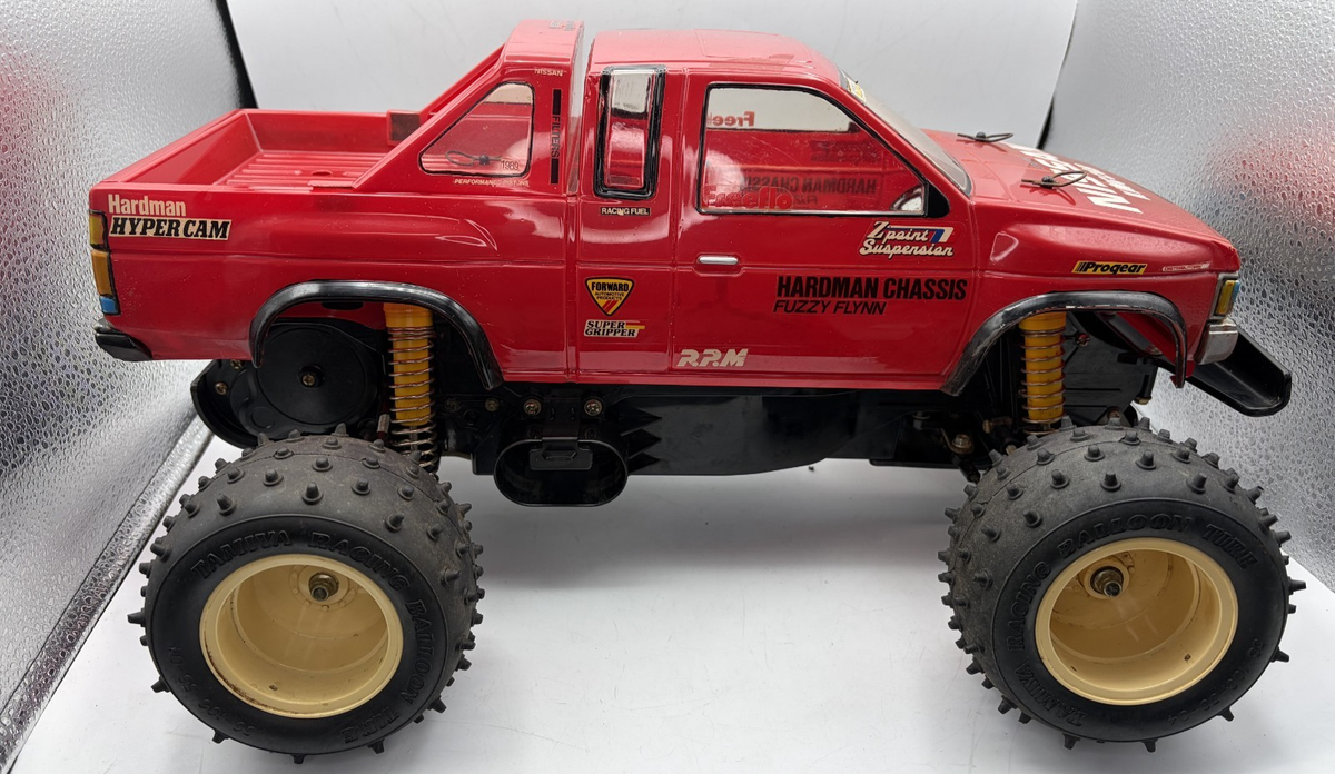 For parts TAMIYA Nissan King Cab with motor and ESC vintage rare