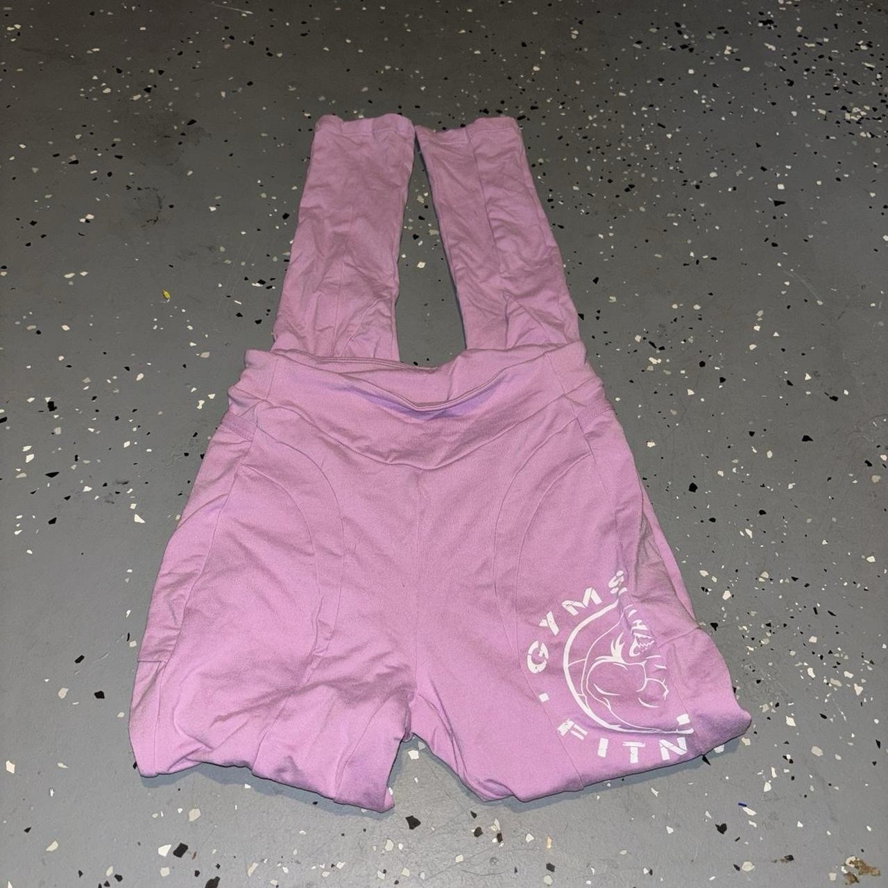 Gymshark Pink And White Leggings