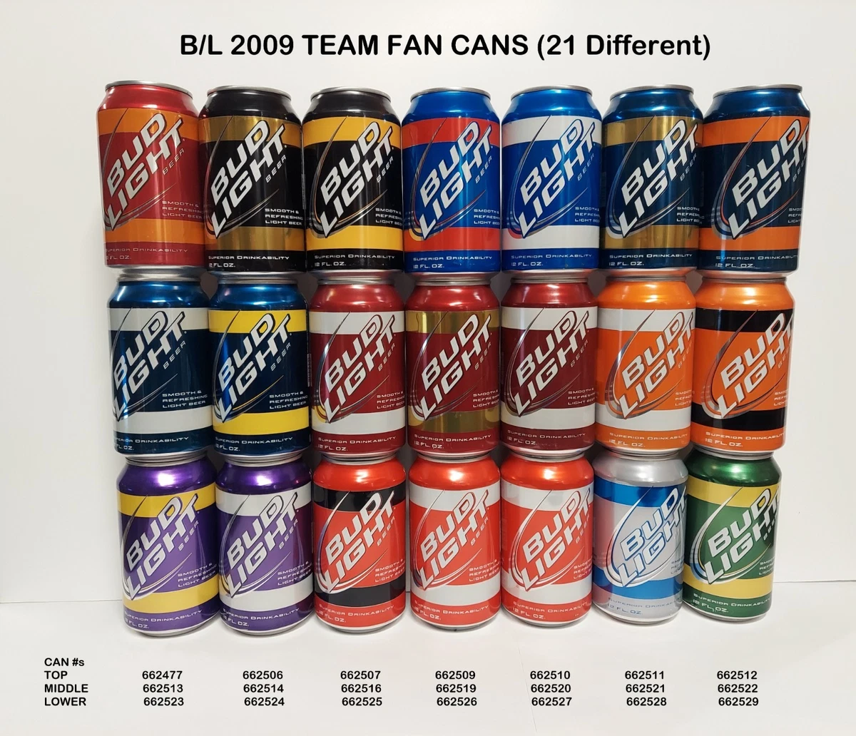 Bud Light Nfl Beer Can In Collectible Us Pull Tab Beer Cans for