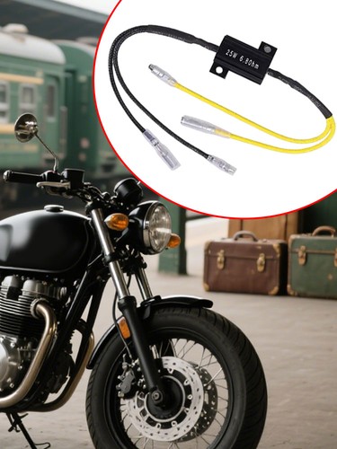 2x Moto Resistance Power Resistor Loads Decoding for LED Turn Signal Flash Light - Picture 9 of 9