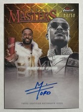 2025 Topps Finest WWE #FM-TEZ Montez Ford - Finest Masters | Gold - Auto #/50