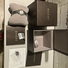 Gucci Diamond Mother-of-Pearl Dial 5505L Series Women's Watch
