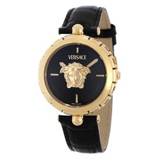 Versace Medusa Heritage Quartz Black Dial Ladies Watch VE9D00124
