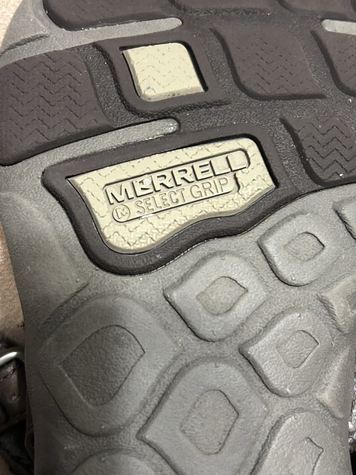 Merrell Bracken Move sandalo donna 8 pelle marrone fibbia cinturino escursionismo passeggio
