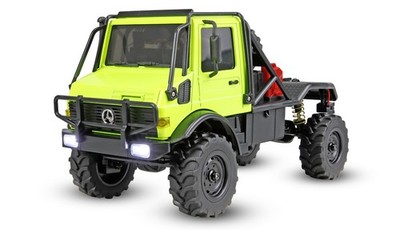 MERCEDES-BENZ UNIMOG U4000 SCALE CRAWLER 4WD 1:18 RTR inc. Akku GRÜN AMEWI 22767