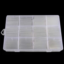 625pcs Clear Heat Shrink Tubing Kit, Heat Shrink Tubes Wire Wrap, Ratio 2:1 E...