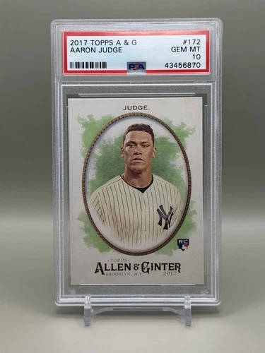 Topps 2017 Allen & Ginter Aaron Judge Rookie #172 New York Yankees PSA 10