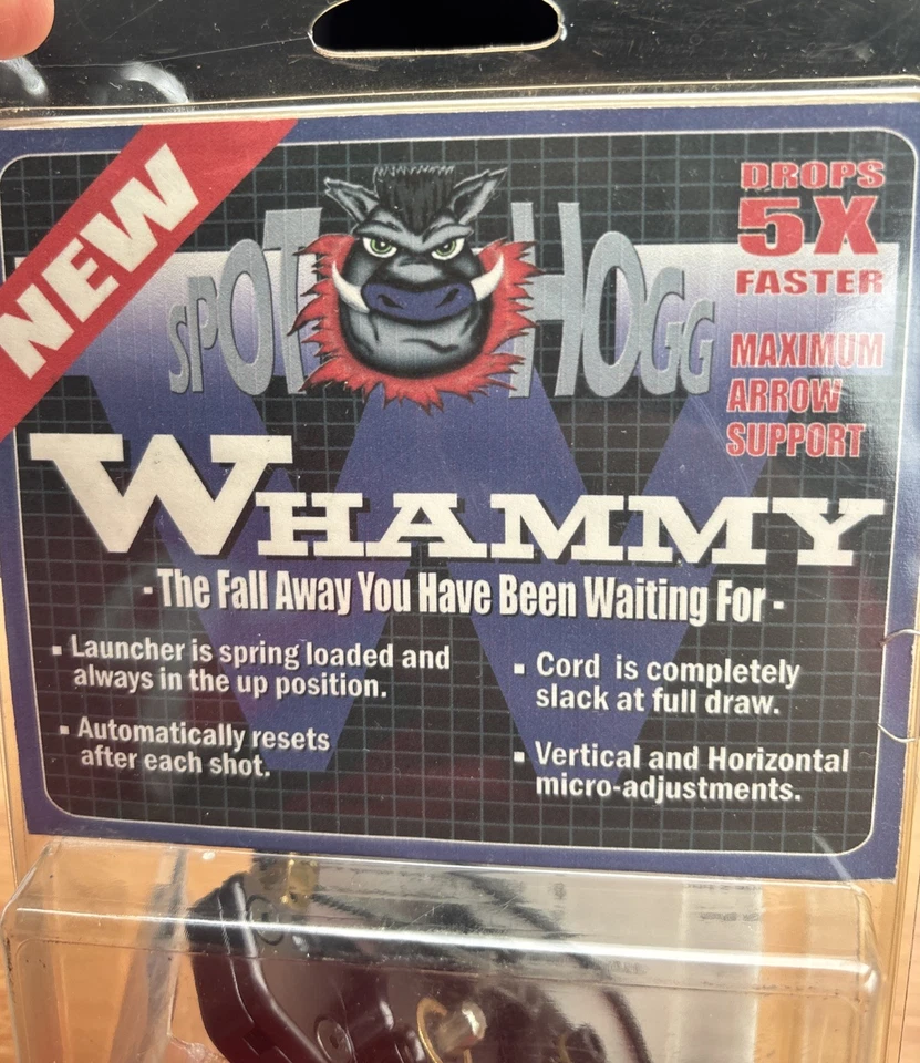 Spot Hogg Whammy Arrow Rest Black RH Archery Bow Hunting 5X Faster NEW Deer USA - Image 2 of 4