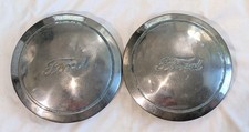 2 Antique Vintage 1938 1939 1940 Dog Dish Ford Hubcaps For One Ton Truck 2 Antique Vintage 1938 1939 1940 Dog Dish Ford Hubcaps For One Ton Truck