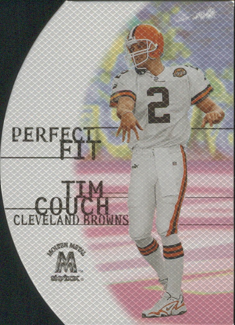 Tim Couch Skybox Molten Metal Perfect Fit #9 Base