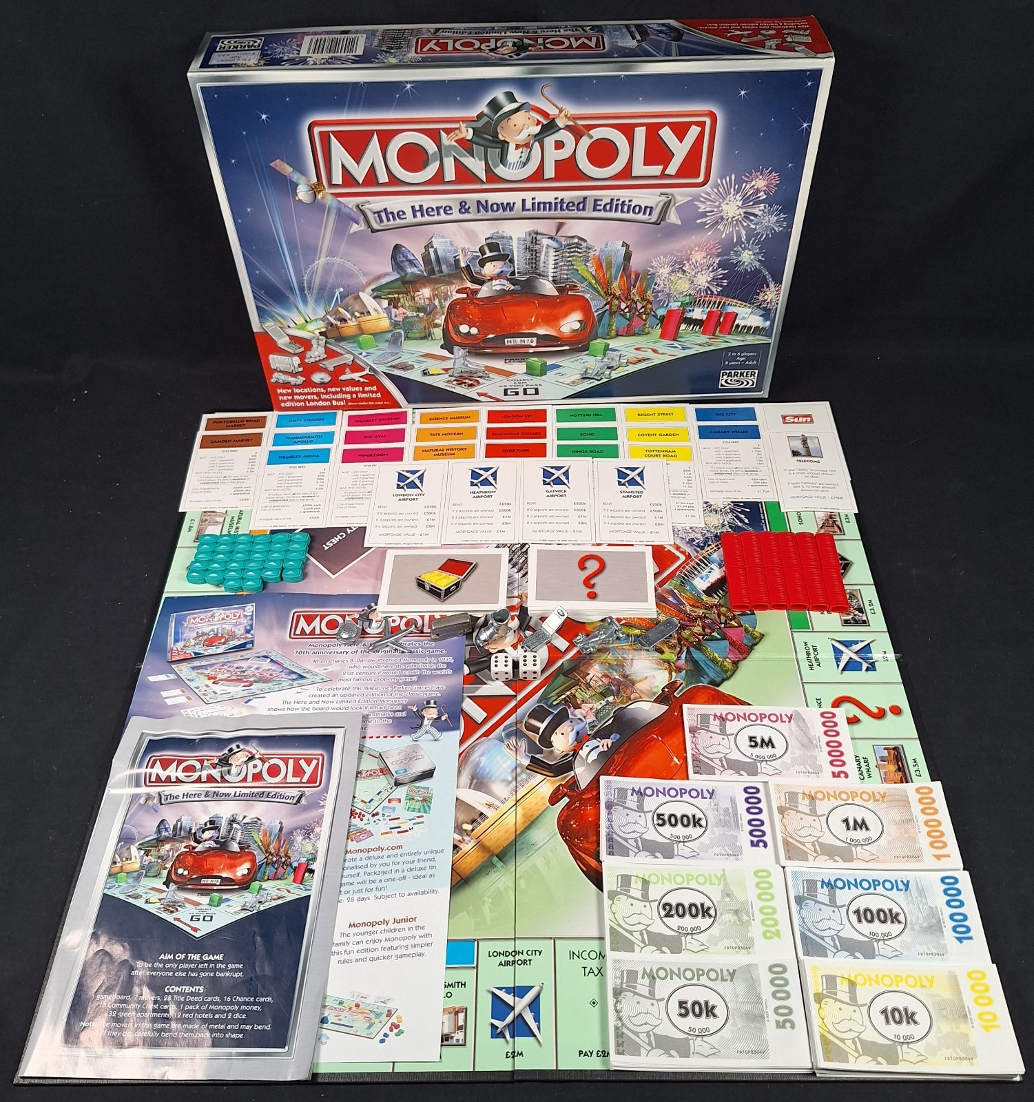 Monopoly The Here and Now Limited Edition by Parker 2005 Complete
