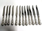 Set of 12 Gorham Strasbourg Sterling Silver Dinner Knives