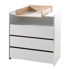 Pack - Commode & Plan à Langer "Kiddy" 90cm Blanc