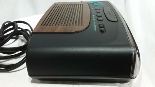 Emerson CK5045 Digital Dual Alarm Clock Radio Black Wood Grain Vintage - Picture 9 of 11