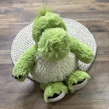 Warmies Green Dinosaur Plush Microwaveable Weighted Comfort Stuffed Animal 10”
