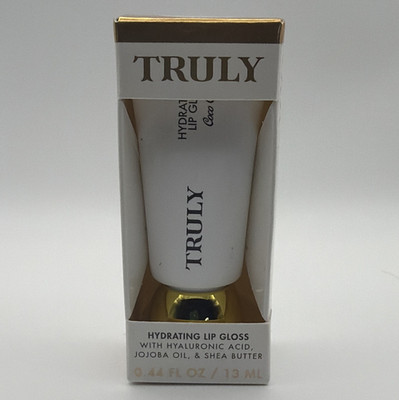 Truly Coco Cloud Hydrating Lip Gloss Clear/Silver Shimmer Shine 0.44 fl oz