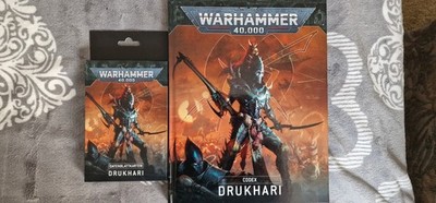Warhammer 40k Dark Eldar Codex: Drukhari Hardcover 10th Edition Games Workshop