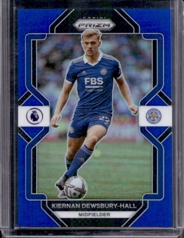 2022-23 Panini Prizm Premier League Kiernan Dewsbury-Hall Prizm Blue #/175