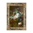 Flowers By Faes Antique Image Cotton Fabric Block Panel Sewing Applique — photo 1
