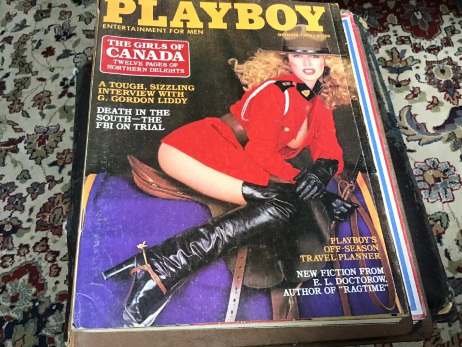 Playboy Magazine October 1980, Girls Of Canada, Marci Jaquet Center, Very Good