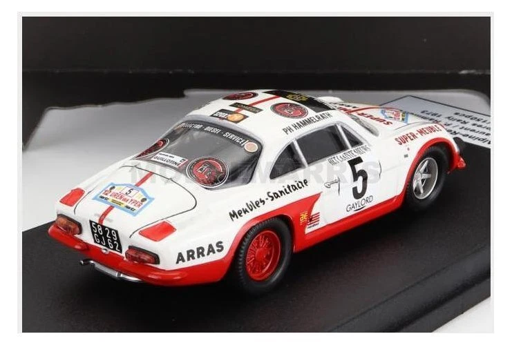 TROFEU TRRBE47 RENAULT - ALPINE A110 N 5 2nd RALLY YPRES 1973 S.LAURENT - P.HAMM - Immagine 2 di 2