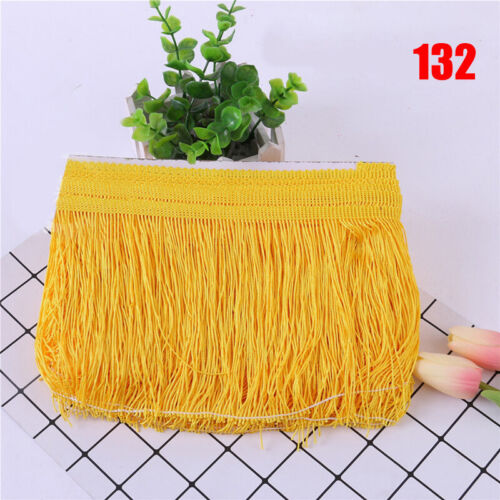 10 Yards 15CM Chainette Long Tassel Fringe Lace Trim Ribbon Sew Latin Dress DIY - Picture 53 of 67