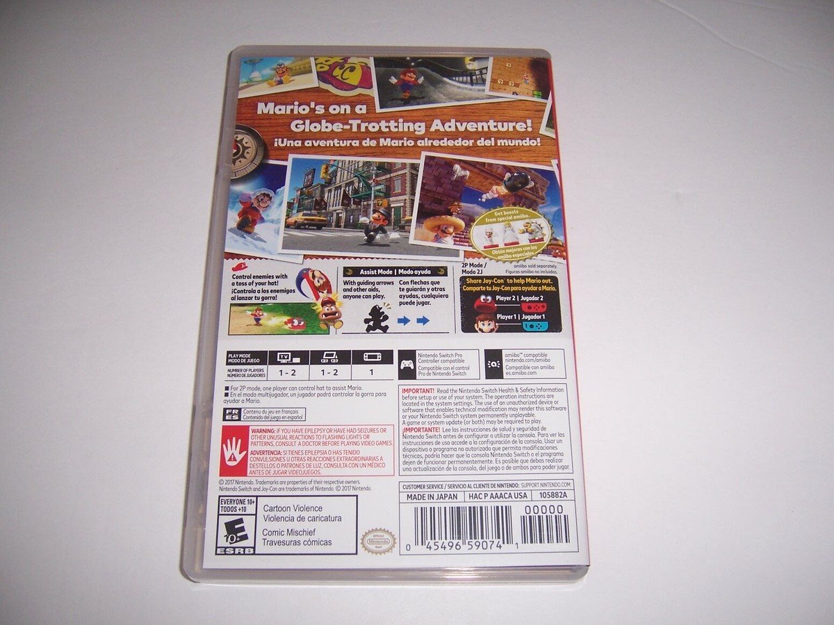 ORIGINAL Replacement Case Box Artwork Insert Nintendo Switch Super