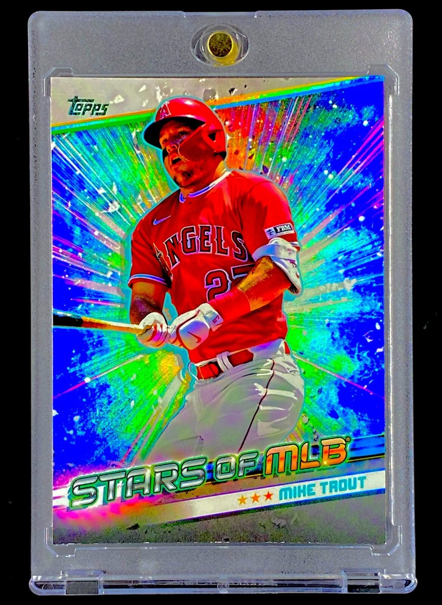 MIKE TROUT RAINBOW REFRACTOR SP Insert Topps Series 1 Base