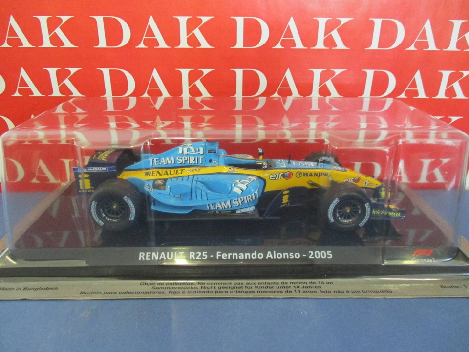 Die cast 1/24 Modellino Auto F1 Renault R25 2005 F. Alonso - Immagine 4 di 4