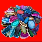 Mixed Agate Slices Bulk Lot Wholesale Quartz Mineral Geode Crystal Slice Slab🔥