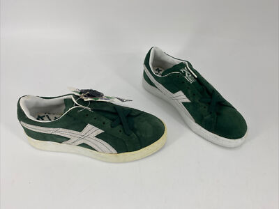 RARE Vintage Mens Xavier McDaniels Sneaker Shoes by Xanthus Green White Size 6.5