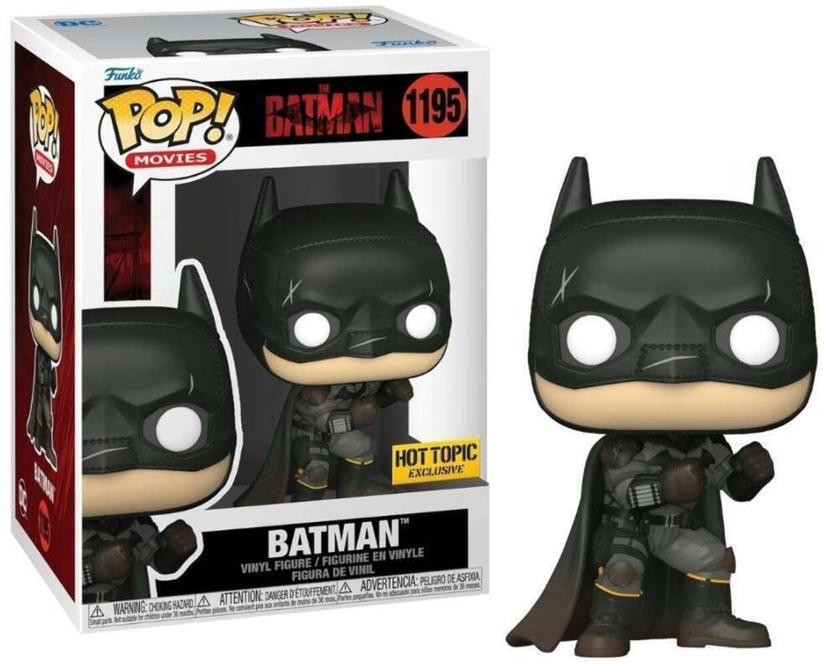 Funko POP! Movies: The Batman - Batman (Hot Topic) #1195 | eBay Funko POP! Movies: The Batman - Batman (Hot Topic) #1195 | eBay